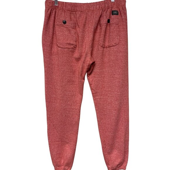 Obey Propaganda Men's Burnt Orange Casual Sweatpants Size Large Athletic Street - Picture 4 of 10